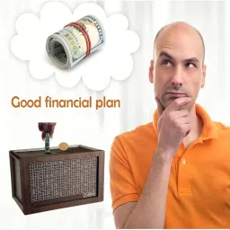 shivucrafts Secure Wooden Box for Smart Saving Coin Bank image 2