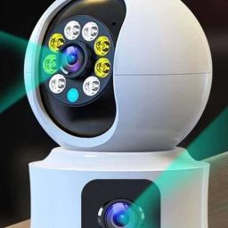 PERAMISYM WiFi 4MP HD Dual Lens Camera | Motion Sensor | Night Vision | Two-Way Audio Security Camera-image-93