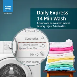 voltas beko by a tata product 6 kg Fully Automatic Front Load with In-built Heater White image 5