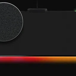 BUYFLUX Gaming Mouse Pad, 10 Mode RGB Extended Soft Mousepad Smooth Surface and Non-Slip Rubber Base Computer Mouse Pad Mat (Black, RGB 13.7 x 10 inch) Mousepad image 4