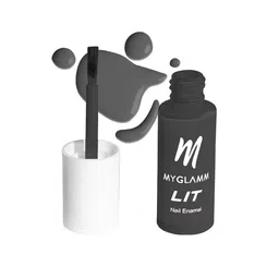 MyGlamm Set Of 2 LIT Long-Lasting Flawless Texture Nail Enamel 7ml Each - Cheap Thrills image 2