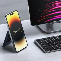 clickcase Magnetic Wallet with Video Stand, Compatible with MagSafe Wallet for iPhone Wallet with Kickstand, Card Holder for iPhone 16/15/14/13/12 Series (Black) image 4