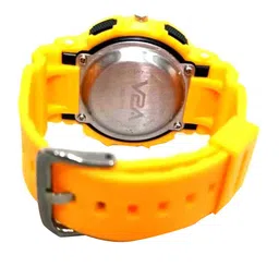 V2A Unisex Kids Yellow Dial & Yellow Straps Analogue and Digital Multi Function Watch V2A-CS-309B-Yellow image 3