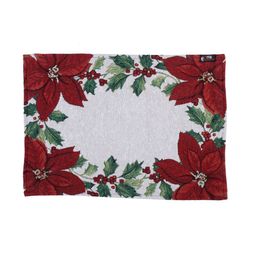 KLOTTHE Set of 6 Multi-Coloured Floral Woven Table Placemats image 3