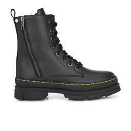 Delize Black High-Top Block Heeled Boots image 4