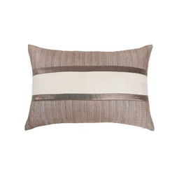 ANS Set of 2 Grey & White Rectangle Cushion Covers image 5