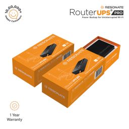 RESONATE RouterUPS Pro UPS for WiFi Router (Up to 6 Hours Power Backup, CRU12V3A, Black) image 5