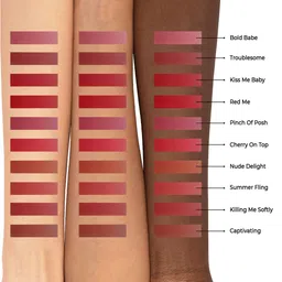 PAC Matte Addict Weightless Liquid Mini Lipstick with Tip Applicator 4 ml - Nude Delight image 3