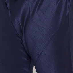 VASTRAMAY Men Plus Size Kurta with Churidar & Nehru Jacket image 3