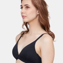 PLUMBURY Rapid-Dry Medium Coverage Lightly Padded Bra With All Day Comfort image 3