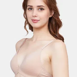 PLUMBURY Rapid-Dry Medium Coverage Lightly Padded Bra With All Day Comfort image 3