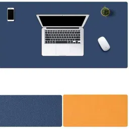 AMOZI Desk Pad Protector Mat - Dual Side PU Leather Desk Mat Large MousePad Waterproof Mousepad-image-9