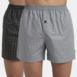 jockey Pack of 2 8222 Checkered Men Boxer-picture-7