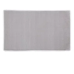 Arrabi Cream-Coloured Solid 2000 GSM Cotton Rectangular Bath Rug image 5