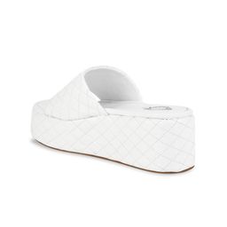 Shoetopia Textured Open Toe Flatform Heels image 5