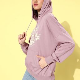 roadster Women Full Sleeve Printed Hooded Sweatshirt-picture-7