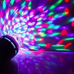 SPARK WORLD White & Purple Star Shaped Bulb String Lights image 2