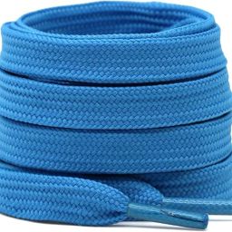 house of common Shoe lace Light Blue flat hollow 120cm shoe laces for blue canvas sneakers shoes Shoe Lace-23