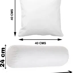 gtx Premium Combo Set Of 2 Bolster & 3 Microfibre Solid Bolster Pack of 5 image 2