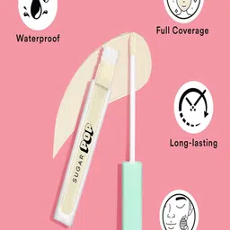 SUGAR POP Full Coverage Waterproof Matte Concealer with Vitamin E 4ml - Cashew 01 image 2
