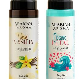 Oceanic Petal & Velvet Vanilla Body Mist Combo, Fresh Floral & Creamy Fragrance Body Mist - For Women-image-15