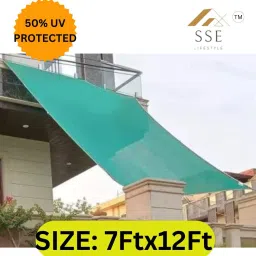 (7Ft'x12Ft') -90% Green Shade Net Green Net For Balcony/Garden Net/Green Net Portable Green House-image-60