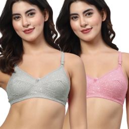 Pack of 2 Women Everyday Non Padded Bra-image-30
