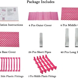 egnito Plastic 8 Shelf Book Organizer Showcase rack for home Plastic Open Book Shelf image 4