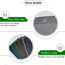 xortic LCD Writing Tablet, 8.5 Inch Digital Slate for Sketching, Drawing, and Writing image 5