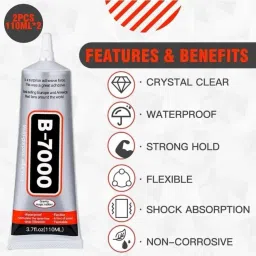 sk telloring B7000 Glue 50mL Multi Purpose Strong Transparent High-Strength Adhesive Glue image 3