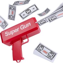 Super Money Guns Shooter Toy Fake Bill Dispenser Toy For Kids Money Gun-image-58