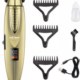 Pick Ur Needs Stylish Premium Design Hair Clipper / Trimmer 3 In 1 Blade Chargeable Metal BodyShaver For Men-image-58