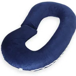 Microfibre, Polyester Fibre Solid Pregnancy Pillow Pack of 1-image-79