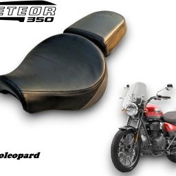 METEOR 350 BS6 BLACK BIKE SEAT COVER Split Bike Seat Cover For Royal Enfield Meteor-49