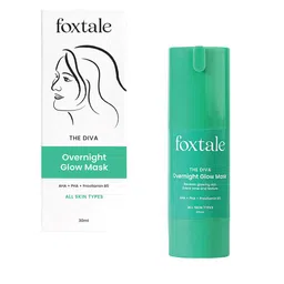 FoxTale Set of 2 The Diva Overnight Glow Face Mask with AHA & PHA - 30 ml Each image 3