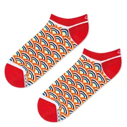 Dynamocks Patterned Ankle Length Anti-Microbial Socks image 3