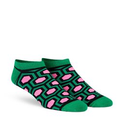 Dynamocks Patterned Anti-Microbial Knitted Shoe Liner Socks image 3