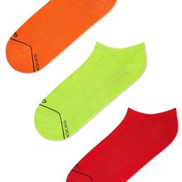 Dynamocks Unisex Pack Of 3 Patterned Anti Microbial Ankle-Length Socks image 5