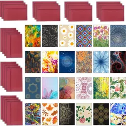 aanyacentric Designer Printed Blank Inside 2.9x4.1inches A7 Size Multipurpose with Envelope Greeting Card-picture-37