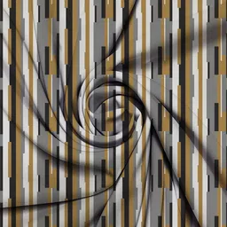 HOUZZCODE Multicoloured Black Out Window Curtain image 3