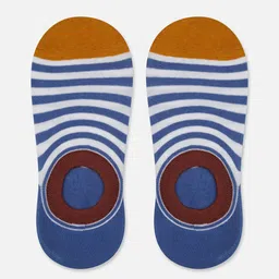 TOFFCRAFT Men Pack Of 2 Patterned Shoe Liner Socks image 3