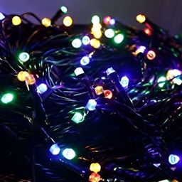 SPARK WORLD Red & Blue Rice Shape String Lights image 2