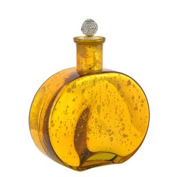 Homesake Mercury Gold Round Bottle Copper Star String Lights with Dazzle Ball Lid image 3