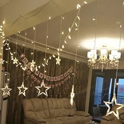 SPARK WORLD Yellow Star-Shaped String Lights image 3