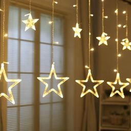 SPARK WORLD Yellow Star-Shaped String Lights image 5