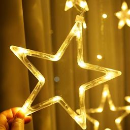 ENORMITY Yellow Star Shaped String Lights image 2