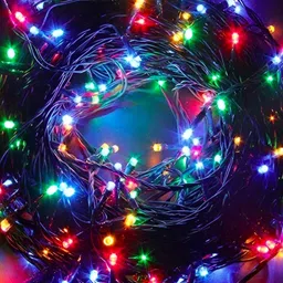 SPARK WORLD Red & Blue LED String Lights image 4