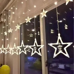 SPARK WORLD Yellow Star Shape String Lights image 3