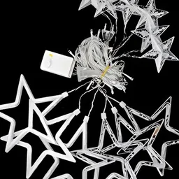 SPARK WORLD Yellow Star Shaped String Lights image 2