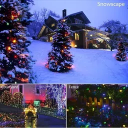 SPARK WORLD Red & Yellow Rice Shaped LED String Lights image 3